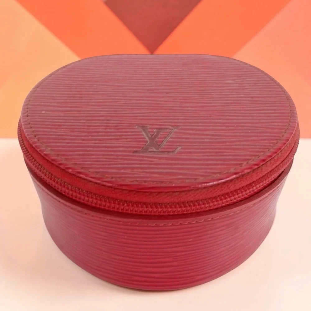 Louis Vuitton Epi Ecrin Bijoux Leather Jewelry Travel Case 😍❤️